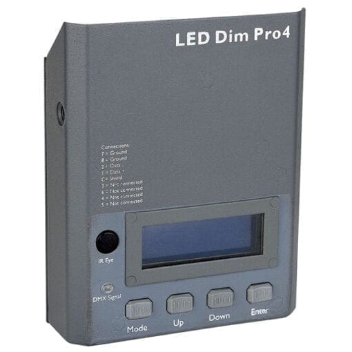 Artecta LED Dim Pro – DMX dimmer voor RGB, RGBW of RGBA LED spots of strips Architectuur- verlichting J&H licht en geluid