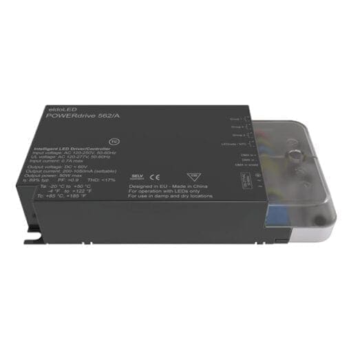 Artecta PowerDrive AC50W c-current – 3-kanaals DMX LED driver / dimmer _Uit assortiment J&H licht en geluid