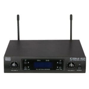 DAP COM-42  – Draadloos microfoonsysteem met 2 handheld microfoons Audio J&H licht en geluid