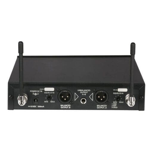 DAP COM-42  – Draadloos microfoonsysteem met 2 handheld microfoons Audio J&H licht en geluid 2