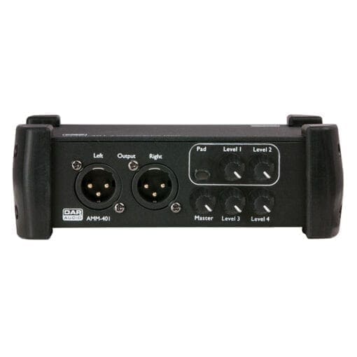 DAP AMM-401 – Compacte 4-kanaals mixer Analoge verwerking J&H licht en geluid 3