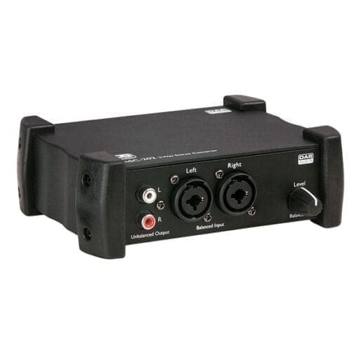 DAP ASC-202 – 2-weg stereo line converter (ongebalanceerd <-> gebalanceerd) Analoge verwerking J&H licht en geluid