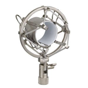 DAP Shockmount Microfoonhouder (44-48 mm), zilverkleurig Accessoires microfoon statieven J&H licht en geluid
