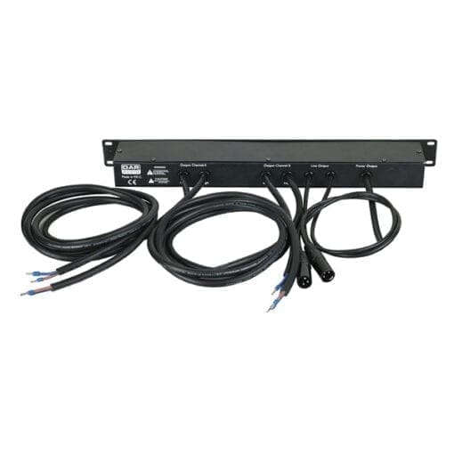 DAP ACU-100 Audio connectorpaneel, zwart 19-inch accessoires J&H licht en geluid 2