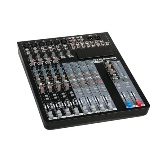 DAP GIG-124C – 12-kanaals live mixer _Uit assortiment J&H licht en geluid