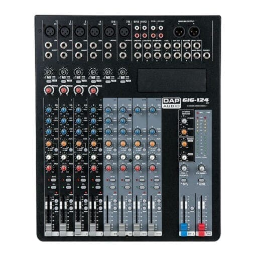 DAP GIG-124C – 12-kanaals live mixer _Uit assortiment J&H licht en geluid 2