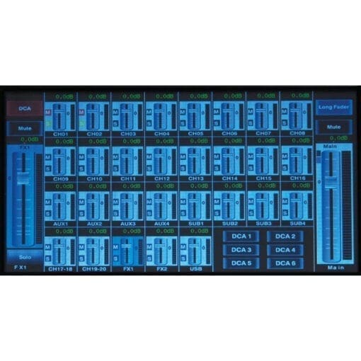 DAP GIG-202 Tab – 20-kanaals digitale mixer _Uit assortiment J&H licht en geluid 4