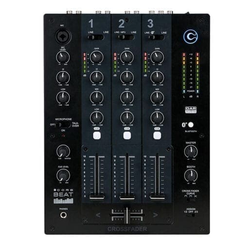 DAP Core Beat, 3-kanaals mixer Audio J&H licht en geluid 3