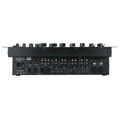 DAP IMIX-7.2 7-kanaals USB Zone-mixer 19″ 19-inch mixers J&H licht en geluid 2