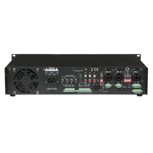 DAP ZA-7250 – 100V zone versterker / mixer (250 Watt) Audio J&H licht en geluid 2