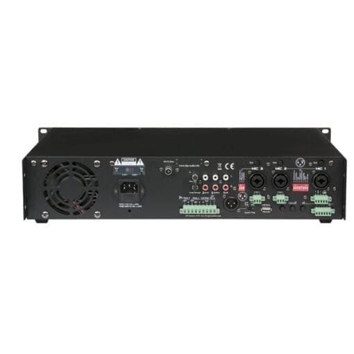 DAP ZA-9120TU – 100V zone versterker / mixer / media-player / tuner (120 Watt) Audio J&H licht en geluid 2