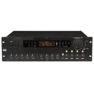 DAP ZA-9250VTU – 100V zone versterker / mixer / media-player / tuner (250 Watt) Audio J&H licht en geluid