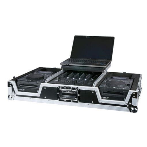 DAP DCA-CORE1 – Flightcase voor 1 DAP Core mixer en 2 DAP Core CDMP-750 CD-spelers DJ-kisten DCA J&H licht en geluid 3