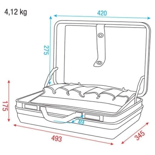 DAP ABS Tools flightcase Geen categorie J&H licht en geluid 3