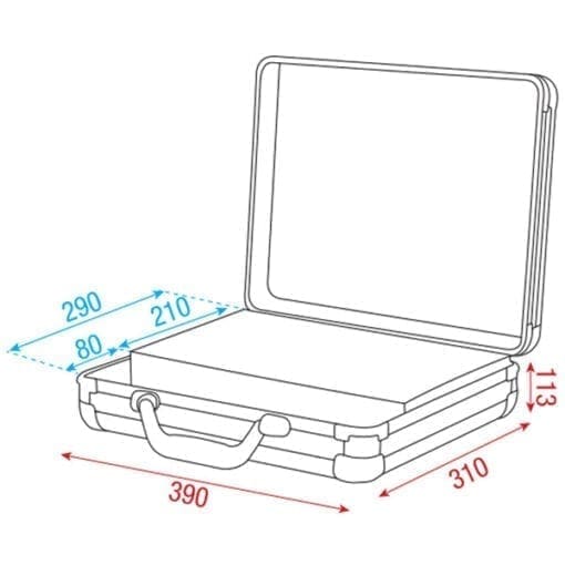 DAP microfoon flightcase voor 7 microfoons zwart Audiokisten J&H licht en geluid 3