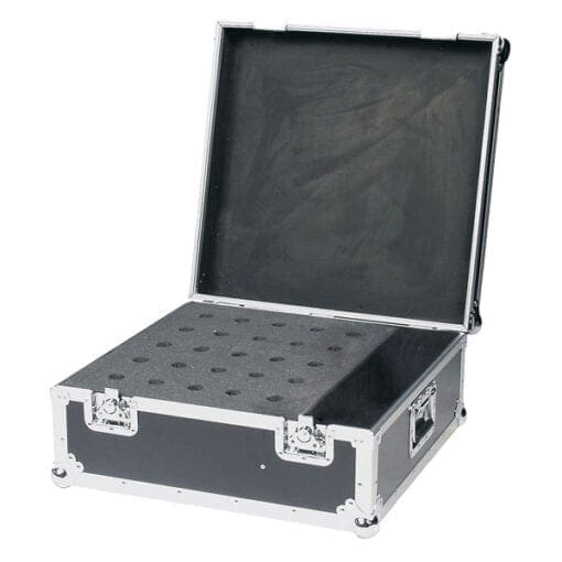 DAP microfoon flightcase voor 25 microfoons zwart Audiokisten J&H licht en geluid