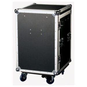 DAP Roadie Case 12HE + werkblad Diverse kisten UCA J&H licht en geluid