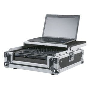 DAP DCA-CON1 Flightcase voor een 2-kanaals DJ controller en een laptop DJ-kisten DCA J&H licht en geluid