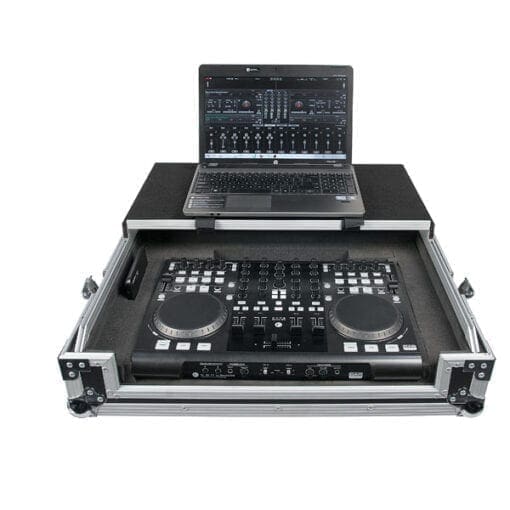 DAP DCA-CON2 Flightcase voor een 4-kanaals DJ controller en een laptop _Uit assortiment J&H licht en geluid 5