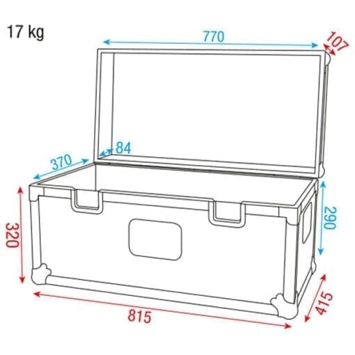 DAP Universele flightcase met schuim Diverse kisten UCA J&H licht en geluid 3