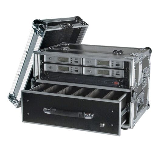 DAP ACA-WMC1 Rackcase met een lade (voor draadloze microfoons en ontvangers) Audiokisten J&H licht en geluid 3