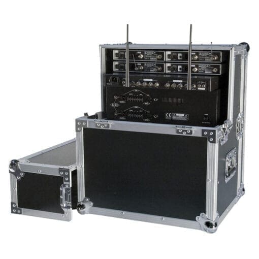 DAP ACA-WMC2 Rackcase met 2 laden (voor draadloze microfoons en ontvangers) Audiokisten J&H licht en geluid 3