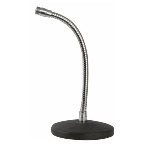 DAP Desk Microfoon Statief Recht met gooseneck 20cm Audio J&H licht en geluid