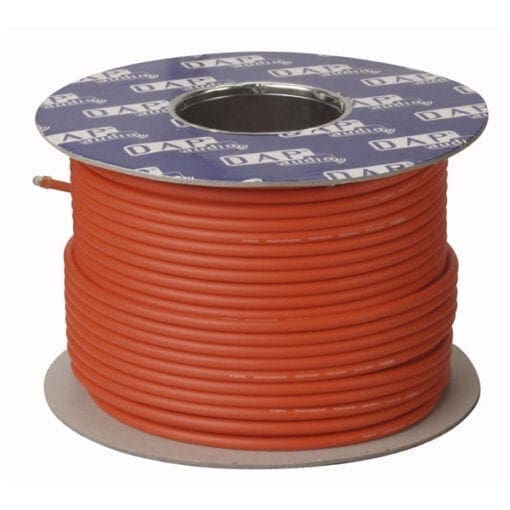 DAP MC-216R microfoon kabel rood, 100 meter op rol Kabels en aansluitingen J&H licht en geluid