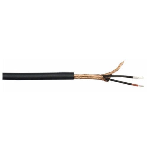 DAP MC-226B microfoon kabel zwart, dubbele isolatie, 100 meter op rol Kabels en aansluitingen J&H licht en geluid
