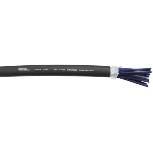 DAP MK-1622 Multicore 16-parige multikabel – zwart (prijs per meter) Kabels en aansluitingen J&H licht en geluid
