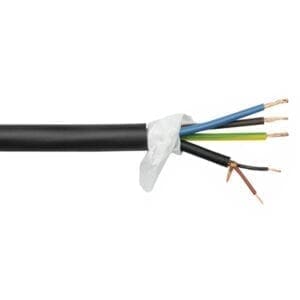 DAP PSC-211 Power / Signaal kabel – zwart (prijs per meter) Gecombineerde stroom- en signaalkabels J&H licht en geluid