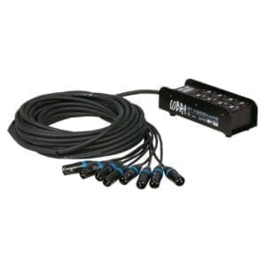 DAP CobraX 8 stagesnake (15 meter kabel) Kabels en aansluitingen J&H licht en geluid