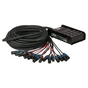 DAP CobraX 12/4 stagesnake (15 meter kabel) Kabels en aansluitingen J&H licht en geluid
