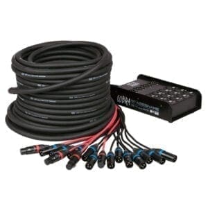 DAP CobraX 12/4 stagesnake (30 meter kabel) Kabels en aansluitingen J&H licht en geluid