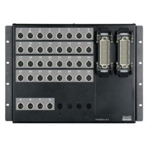DAP Stagebox gemonteerd, 32 in, 4 uit, Neutrik Connectoren Kabels en aansluitingen J&H licht en geluid