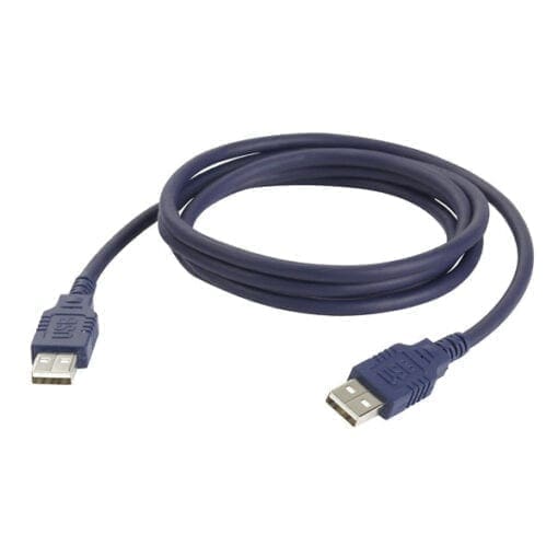 DAP Computer kabel, USB-A – USB-A, 150 cm Computerkabels midi en data J&H licht en geluid