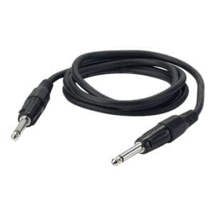 DAP kabel, Jack – Jack Mono, zwart, 3 meter Instrumentkabels J&H licht en geluid