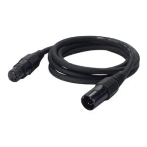 DAP DMX kabel, 5-pins XLR male – 5-pins XLR female, 10 meter DMX-kabels J&H licht en geluid