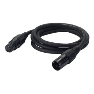 DAP DMX kabel, 5-pins XLR male – 5-pins XLR female, 20 meter DMX-kabels J&H licht en geluid