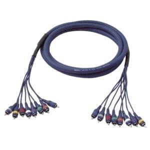 DAP Studiosnake, 8 weg, Tulp/RCA – Tulp/RCA, 6 meter Kabels en aansluitingen J&H licht en geluid