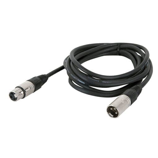 DAP microfoon kabel, Neutrik XLR male – Neutrik XLR female, 3 meter Kabels en aansluitingen J&H licht en geluid