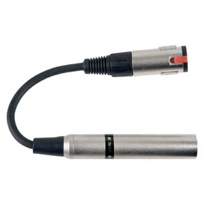 DAP adapter, Jack Female – XLR Male, met impedantie aanpassing Connectoren en pluggen J&H licht en geluid