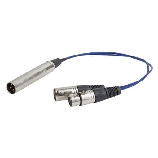 DAP XLR Female naar 2 XLR Male verloopkabel (gesoleerd) Verlooppluggen J&H licht en geluid