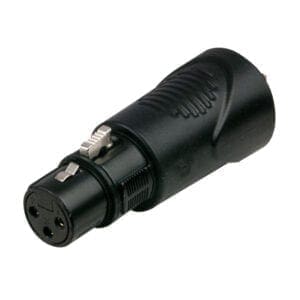 DAP 3-pins XLR female – RJ45 female adapter Adapters J&H licht en geluid