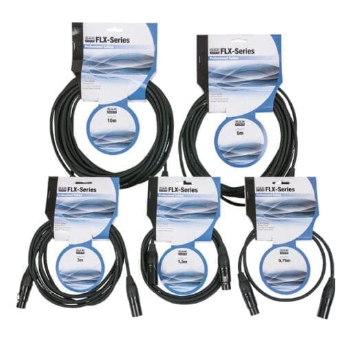 DAP FLX01 – Gebalanceerde XLR kabel, 3 meter Kabels en aansluitingen J&H licht en geluid 3
