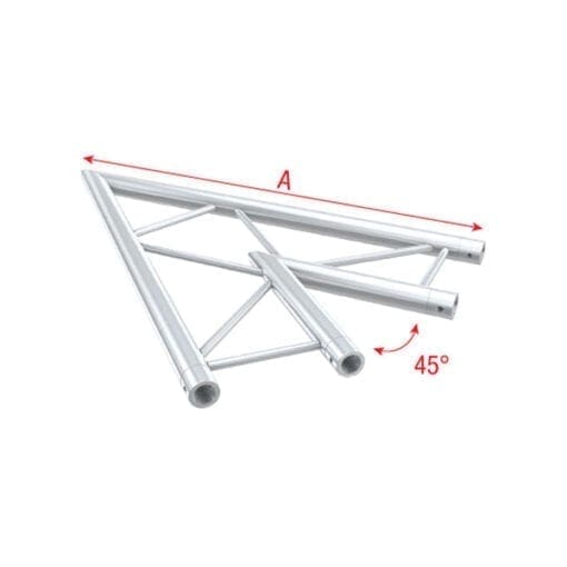 Showtec FS30-001H horizontale laddertruss hoek 45 Showtec FS30 truss J&H licht en geluid