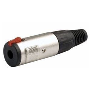 DAP 6,3mm Jack female connector, Mono, Nikkel Aansluitingen en connectoren J&H licht en geluid