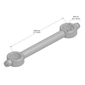 Showtec Mountingadapter voor female truss adapters Showtec PS30 / PT30 / PQ30 accessoires J&H licht en geluid