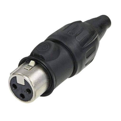 Neutrik XLR 3p. Connector Female TOP Aansluitingen en connectoren J&H licht en geluid