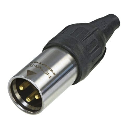 Neutrik XLR 3p. Connector Male TOP Aansluitingen en connectoren J&H licht en geluid
